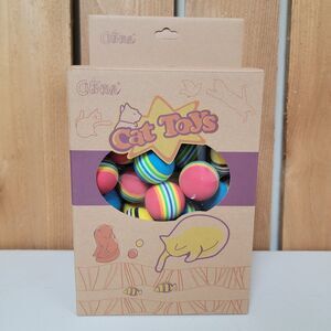 34 Pack Foam Mixed Balls Cat Toys Interactive Cat Toy for Kittens Cat Pets